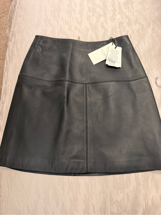 Ted Baker Dresses & Skirts - Ted Baker Black Leather A-Line Skirt